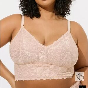 Torrid Lace Bralette in Cream